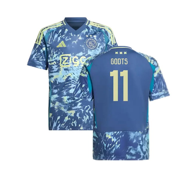 2024-2025 Ajax Away Shirt (Kids) (Godts 11)-SoccerKits Hub | Buy Soccer Jerseys Online